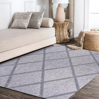 Oswald diamond Trellis Indoor/outdoor Area Rug