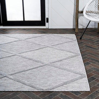 Oswald diamond Trellis Indoor/outdoor Area Rug