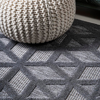 Celia neutral Geometric Indoor/outdoor Area Rug