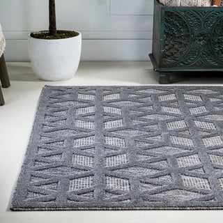 Celia neutral Geometric Indoor/outdoor Area Rug