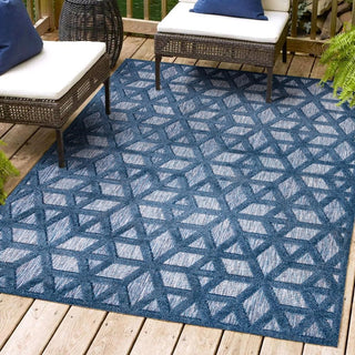 Celia neutral Geometric Indoor/outdoor Area Rug