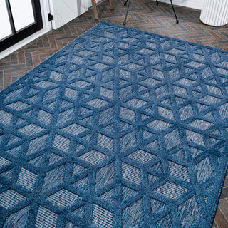 Celia neutral Geometric Indoor/outdoor Area Rug