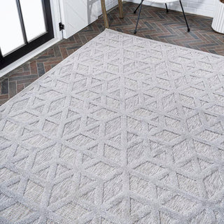 Celia neutral Geometric Indoor/outdoor Area Rug