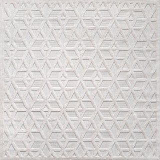 Celia neutral Geometric Indoor/outdoor Area Rug