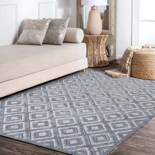 Zachariah neutral Diamond Trellis Indoor/outdoor Area Rug