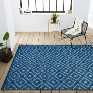 Zachariah neutral Diamond Trellis Indoor/outdoor Area Rug