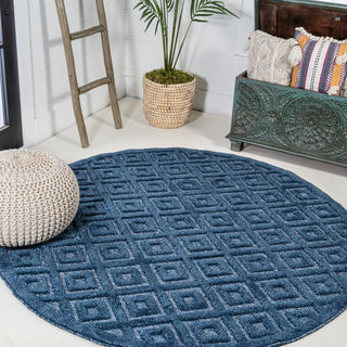 Zachariah neutral Diamond Trellis Indoor/outdoor Area Rug