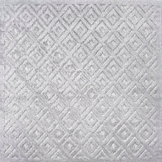 Zachariah neutral Diamond Trellis Indoor/outdoor Area Rug