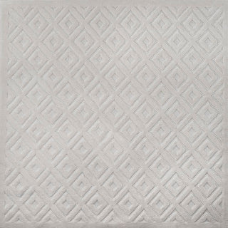 Zachariah neutral Diamond Trellis Indoor/outdoor Area Rug