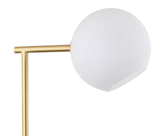 Brooklyn 20.5" Metal/Marble LED Table Lamp