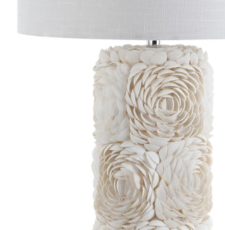 Kendrick 28.5" Seashell/Resin/Crystal LED Table Lamp