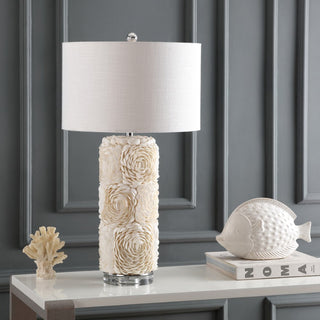 Kendrick 28.5" Seashell/Resin/Crystal LED Table Lamp