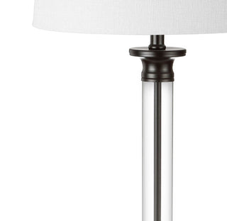 Jaxen 30" Glass and Metal LED Table Lamp, Set of 2