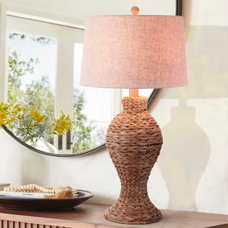 Kyla 31" Seagrass Weave LED Table Lamp