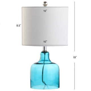 Javor 19" Glass Bell LED Table Lamp