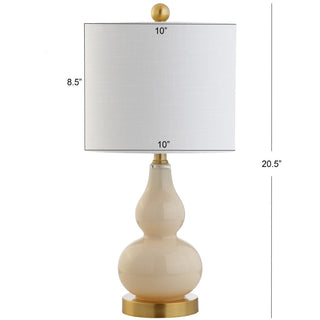 Aliza 20.5" Mini Glass LED Table Lamp