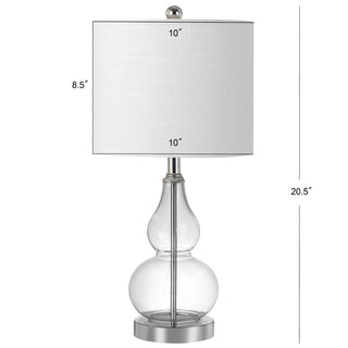 Aliza 20.5" Mini Glass LED Table Lamp