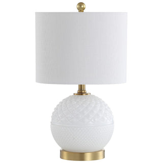 Delhi 20.5" Glass/Metal LED Table Lamp