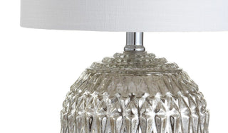 Grafton 20.5" Glass/Metal LED Table Lamp