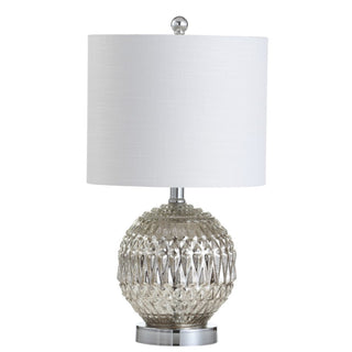 Grafton 20.5" Glass/Metal LED Table Lamp