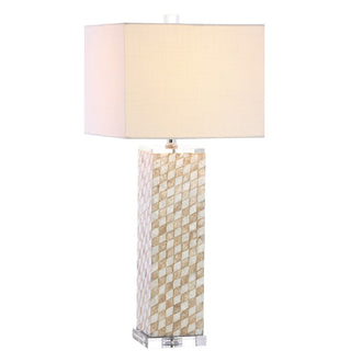 Rose 30.5" Seashell/Crystal LED Table Lamp