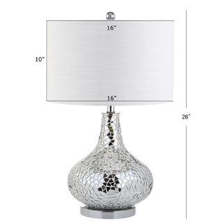 Dax 26" Mirrored Mosaic LED Table Lamp