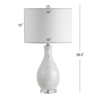 Daisy 26.5" Seashell LED Table Lamp