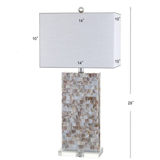 Lola 29" Seashell and Crystal LED Table Lamp