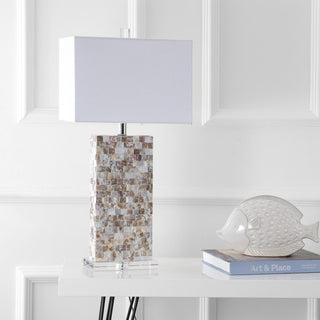 Lola 29" Seashell and Crystal LED Table Lamp