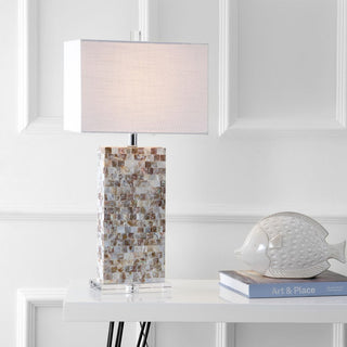 Lola 29" Seashell and Crystal LED Table Lamp