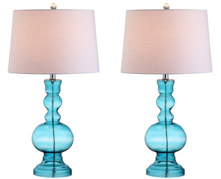 Kelly 28.5" Glass LED Table Lamp, Set of 2