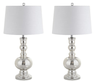 Kelly 28.5" Glass LED Table Lamp, Set of 2