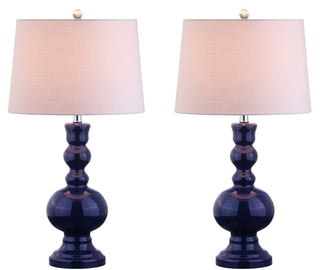 Kelly 28.5" Glass LED Table Lamp, Set of 2