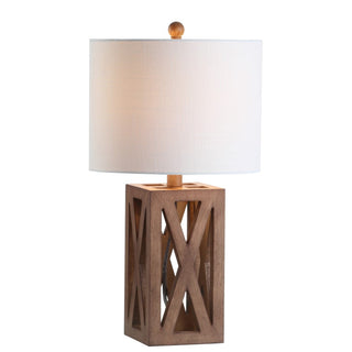 Bullfinch 21.5" Wood LED Table Lamp