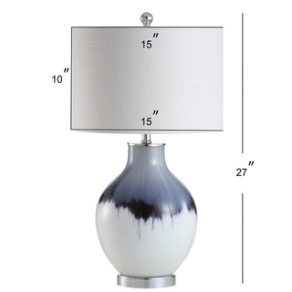 Canary 27" Glass/Metal LED Table Lamp