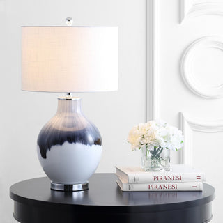 Canary 27" Glass/Metal LED Table Lamp