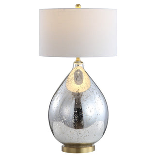 Bluebird 30.75" Glass/Metal LED Table Lamp