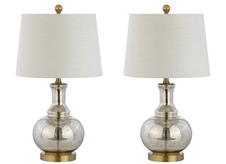 Noa 25" Glass LED Table Lamp, Set of 2