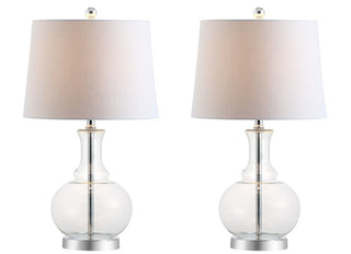 Noa 25" Glass LED Table Lamp, Set of 2