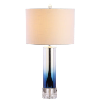 Amber 27" Glass/Crystal LED Table Lamp