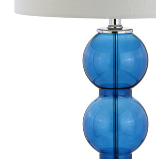 Max 27" Glass Triple-Sphere LED Table Lamp, Set of 2