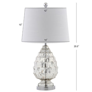 Diana 25.5" Glass LED Table Lamp, Set of 2