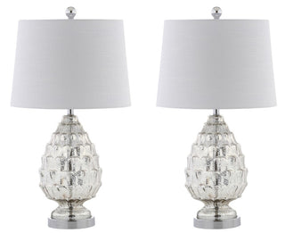 Diana 25.5" Glass LED Table Lamp, Set of 2