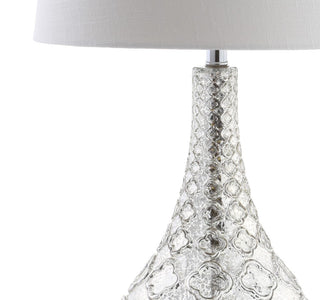 Calvin 25.5" Glass LED Table Lamp, Set of 2