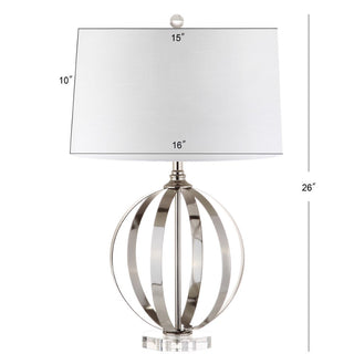 Carl 26" Metal Orb LED Table Lamp