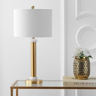 Kelvin 27" Metal/Marble LED Table Lamp