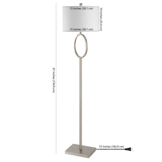 Morgan 61" Metal LED Floor Lamp