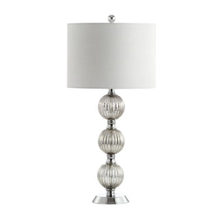 Dwarf 30.5" Silvered Orbs Glass/Metal LED Table Lamp