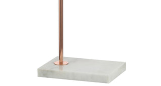 Camus 55" Modern Glam Metal/Marble LED Floor Lamp