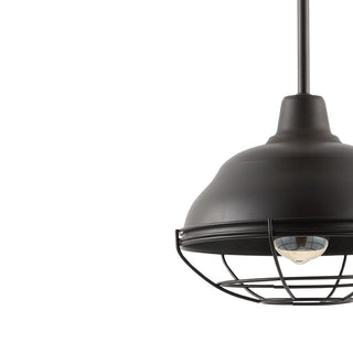 Bridgemoor 10.38" Industrial Farmhouse Iron LED Pendant